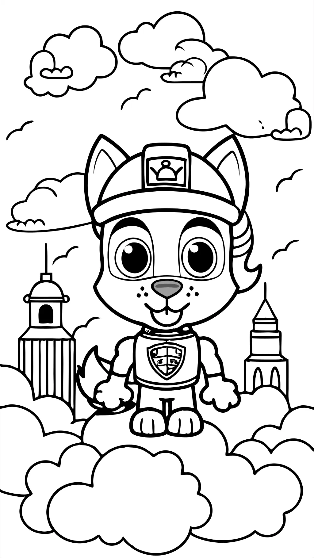 Page de couleur Liberty Paw Patrol